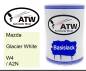 Preview: Mazda, Glacier White, W4 / A2N: 500ml Lackdose, von ATW Autoteile West.